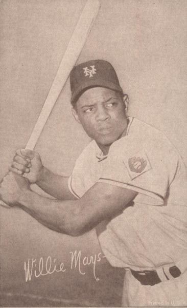 Willie Mays Baseball Arcade Card