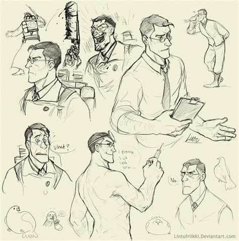 Medic doodles by Lintufriikki on DeviantArt