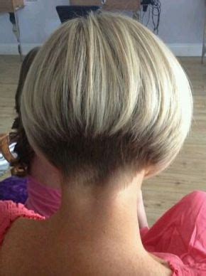 Back View Of Stacked Bob Hairstyle - hairstyle ideas