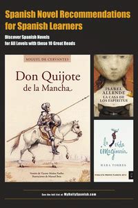 10 Best Spanish Novels to Improve your Spanish -- for All Levels