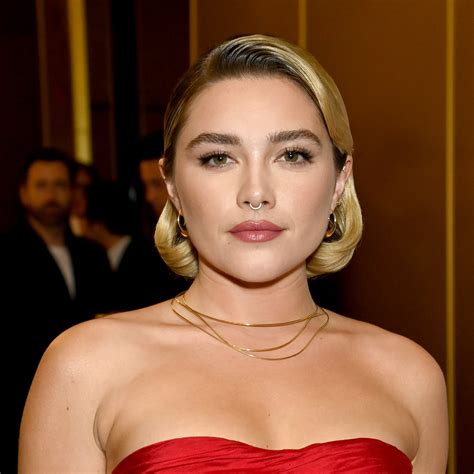 Florence Pugh Is Bringing the Peplum Back in a Red Corseted Gown and ...