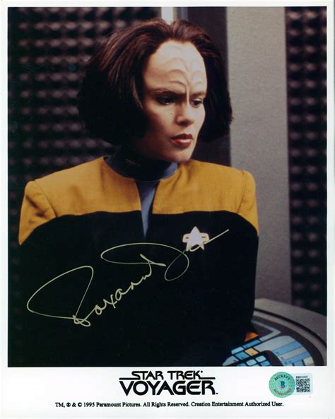 Roxanne Dawson Star Trek Voyager Authentic Signed 8x10 Promo Photo BAS