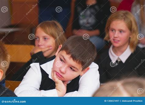 Schoolboy In Class At A Desk Editorial Image | CartoonDealer.com #104676938