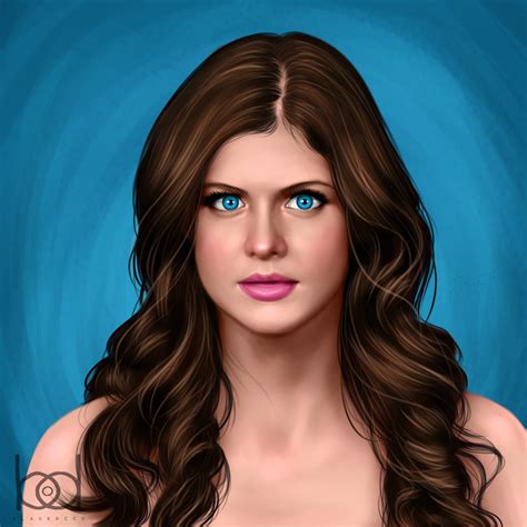 ArtStation - alexandra daddario fan art
