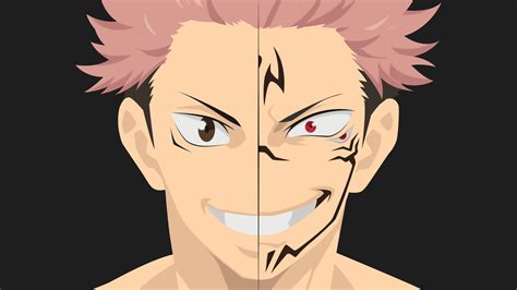 yuji itadori, sukuna, mark, jujutsu kaisen, 4k, HD Wallpaper | Rare Gallery