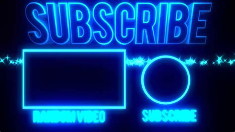 конечная заставка видео - YouTube