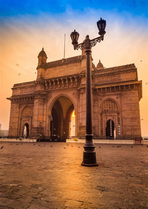 gateway  india wallpaper  night