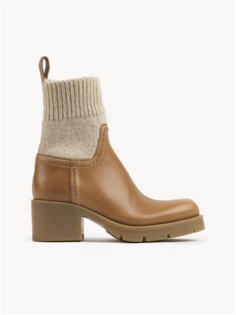 Chloé NEVA SOCK ANKLE BOOT | REVERSIBLE