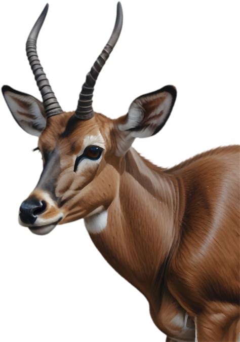 Bold Impala Clipart Ideal for Wildlife Conservation Projects