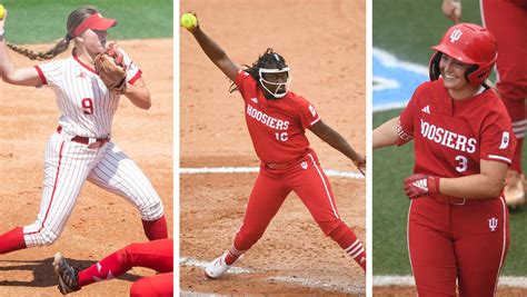 Three Hoosier Softball Players Earn All-American Nods - Sports