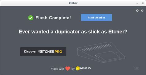 Situs Erwe: Etcher, SD Card Image Burner Praktis