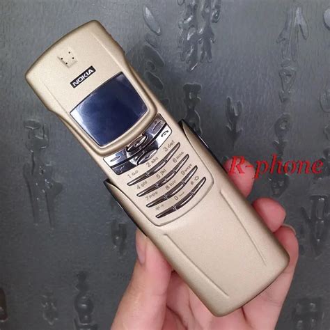 Original Refurbished NOKIA Titanium 8910i Gold Mobile Phone GSM ...