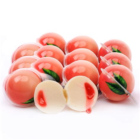 Amazon.com : Gummy Candy - Jelly Filled Gummies - Cute Peach Candies