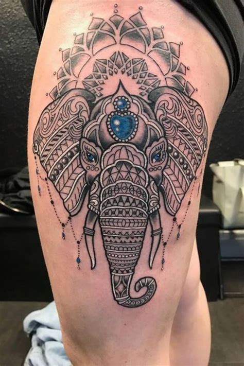 Pin on Elephant Mandala Tattoo - Ganesha Mandala Design