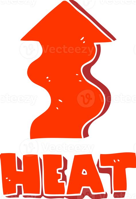 flat color illustration of heat rising 40084085 PNG