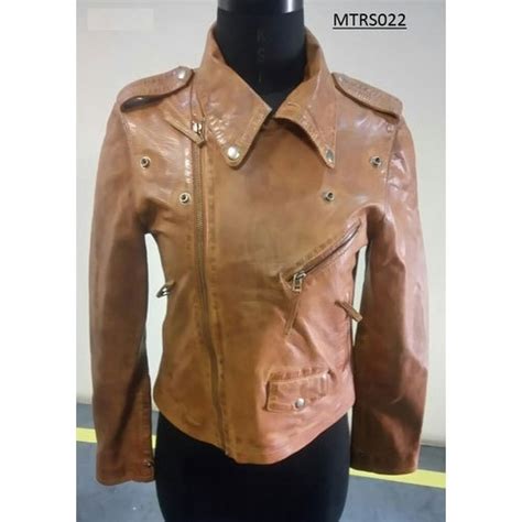 Aniline Ladies Leather Jacket at Rs 3848 | Women Leather Jackets in New ...