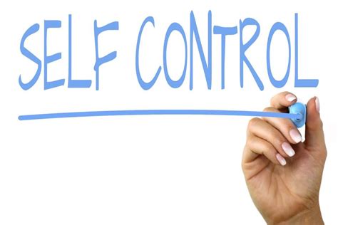 Having Self-Control | Wrytin