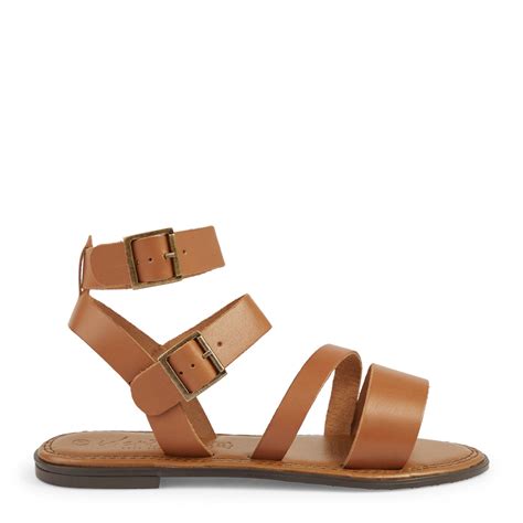 Brown Strappy Sandals (3149780) | Identity