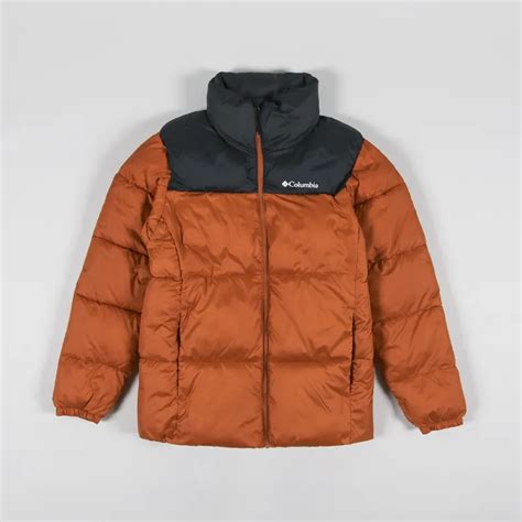 Columbia Sportswear Mens Puffect II Jacket Warm Copper Black