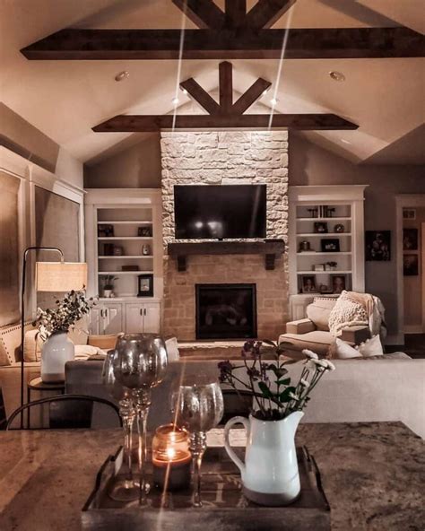 stone fireplace vaulted ceiling high ceiling fireplace ideas