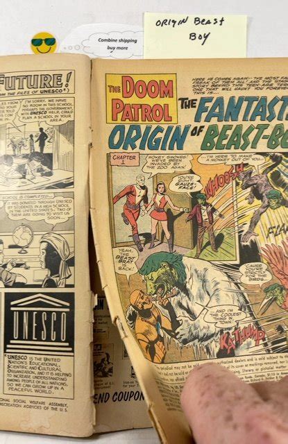 Doom Patrol #100 (1965) Key origin of beast boy | Comic Books - Silver ...