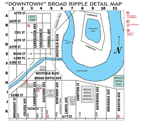 Virtual Broad Ripple - Map Detail