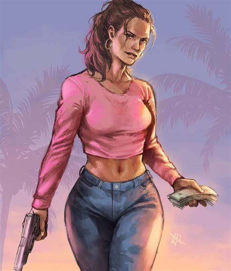 Lucia Drawing By ericsonblum_ - GTAVice.net