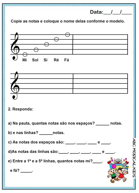 Atividade De Musicalização Para Ensino Fundamental
