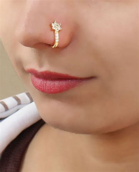 Nose Ring Designs Indian Nose Ring Nose Piercing Jewelry Nath Nose Ring ...