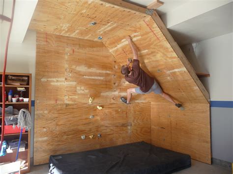 Garage Climbing Wall Building A Garage Bouldering Wall