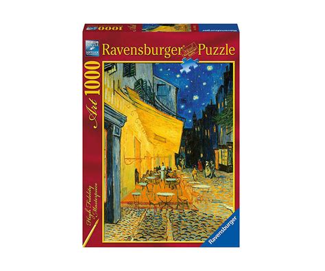 АРТ пъзел за големи Ravensburger 1000 елемента - Винсент Ван Гог: Кафе ...