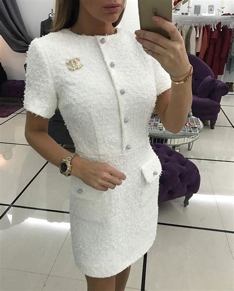 ☃️в наличии -12500 платье из твида Chanel сказочного как снежинки ️☃️ с ...