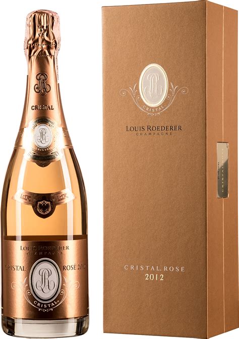 Шампанское Louis Roederer Cristal Rose 2012 Gift box розовое брют 0.75 ...