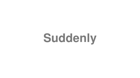 Suddenly Pronunciation: Tips and Tricks for English Learners