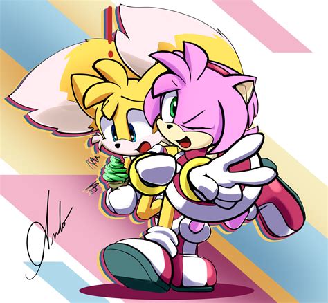 tails and amy by ando-8400 on DeviantArt