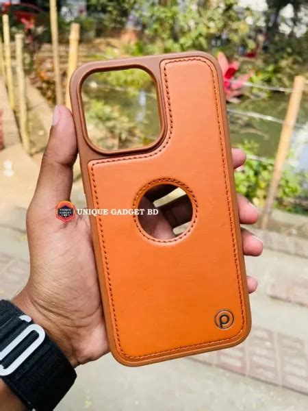 Piblue Leather Case for iPhone - Unique Gadget BD