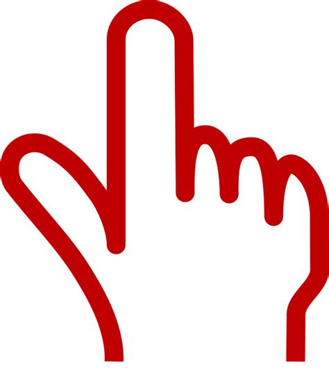 Finger Hand Index Pointer · Free vector graphic on Pixabay