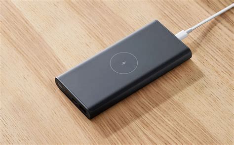 Внешний аккумулятор с беспроводной зарядкой Xiaomi Mi Wireless Power ...