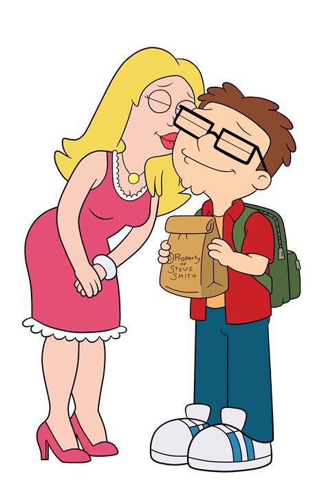 American Dad! - Francine Kissing Steve by TJGraphics1999 on DeviantArt