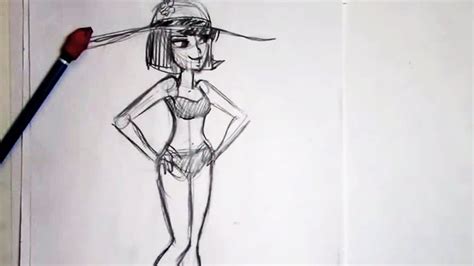 How To Draw A Girl Body Sketch - Howto Techno