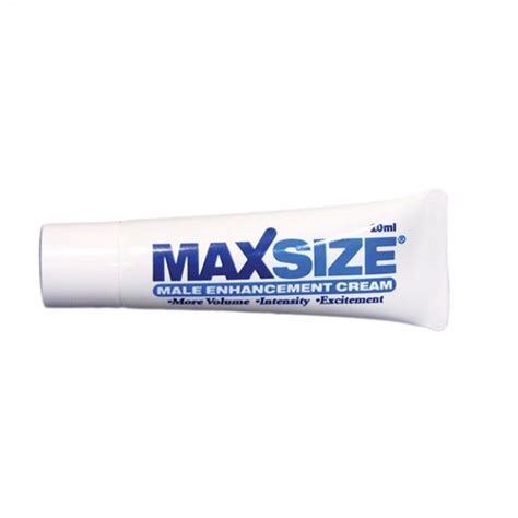 Крем MaxSize: инструкция по применению, что это такое