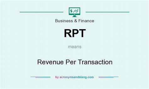 rpt revenue  transaction  business finance  acronymsandslangcom