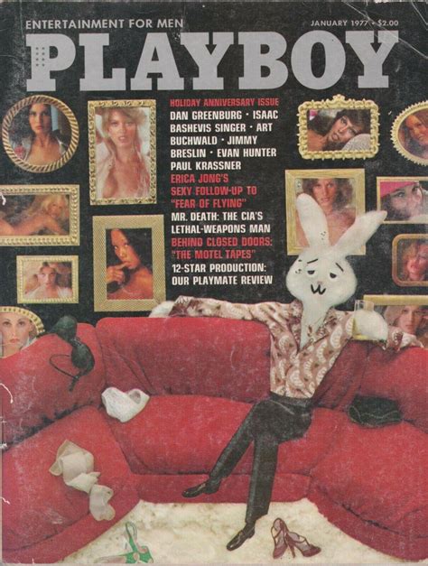 PLAYBOY JANUARY 1977-A - SUSAN LYNN KIGER - BARBARA LEIGH - ALEX HALEY