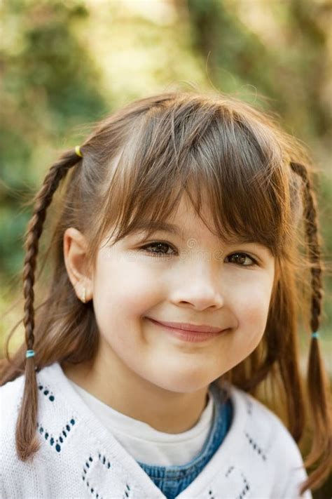 Smiling little girl stock image. Image of people, caucasian - 18992401 