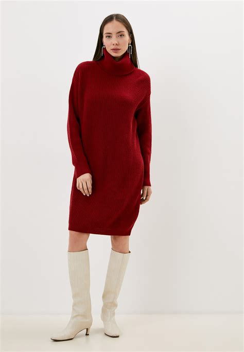 Платье United Colors of Benetton, цвет: бордовый, RTLACE469701 — купить ...