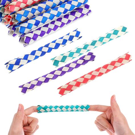 Amazon.com: DIVINA VITAE 24 Pcs Chinese Finger Trap Classic Wooden