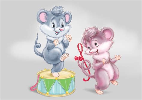 Иллюстрация Мышата в стиле персонажи | Illustrators.ru