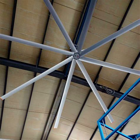 Electric Workshop Metal Blade Ceiling Fan , 22 FT Industrial Shop ...