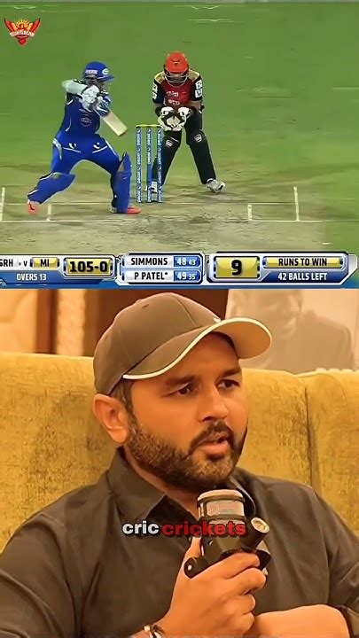 parthiv patel angary  srh cricket ipl youtube