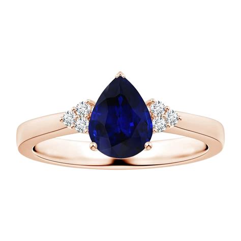 Customizable Angara GIA Certified Natural Ceylon Sapphire Ring with